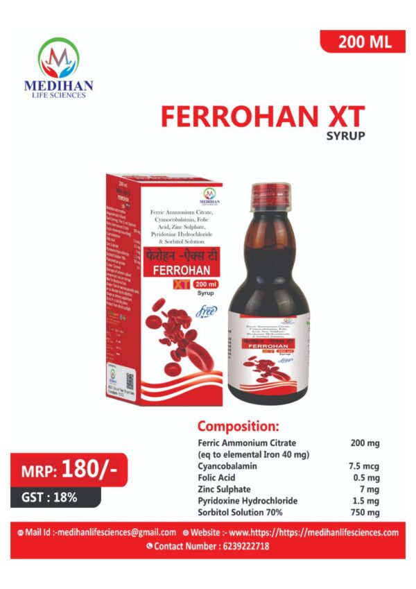 ferrohan xt syrup